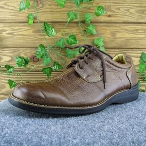 Nordstrom Carlton‎ Men Sneaker Shoes Brown Leather Lace Up Size 11 Medium